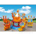 12 Persons Attractions Kiddie Rides Happy Jumping Kangaroo For Sale